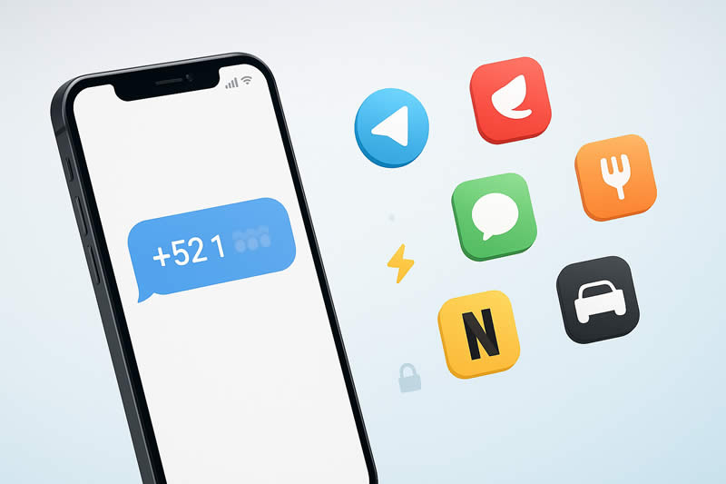 Banner principal que ilustra la facilidad de obtener números virtuales para verificación.